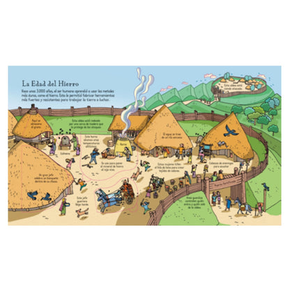 ¡Mira debajo! Edad de Piedra - Usborne