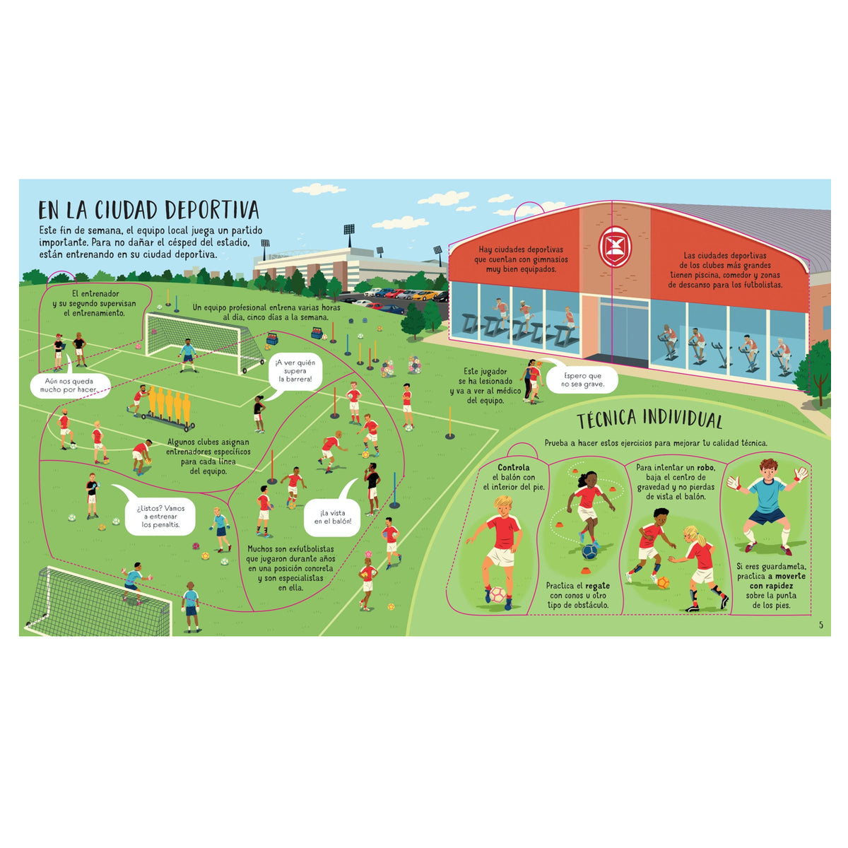 ¡Mira Debajo! El Fútbol - Usborne