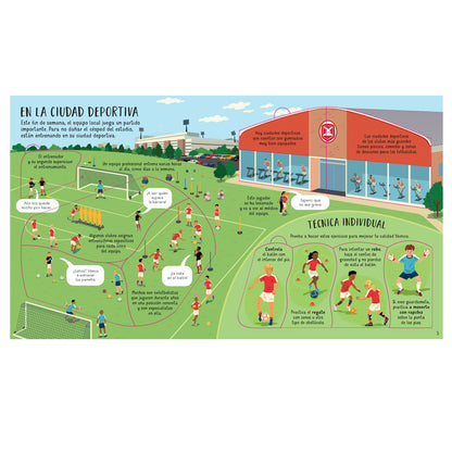 ¡Mira Debajo! El Fútbol - Usborne