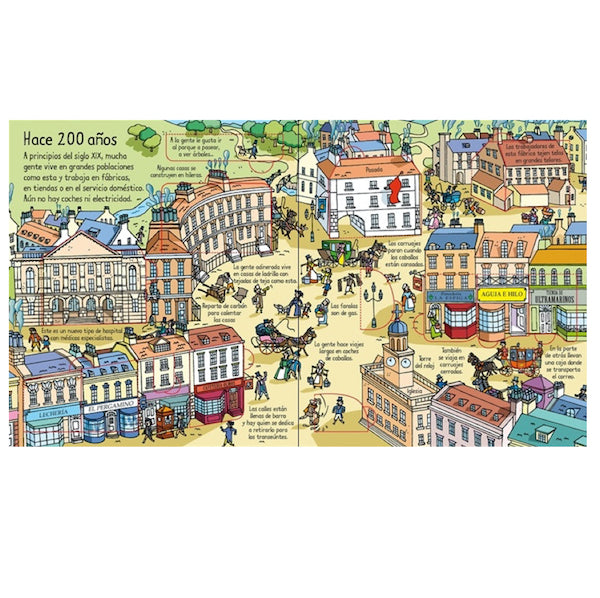 ¡Mira debajo! La Vida en el Pasado - Usborne