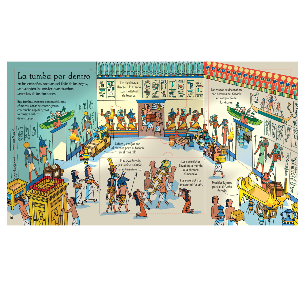 ¡Mira debajo! Momias y Pirámides - Usborne