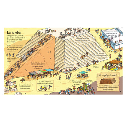 ¡Mira debajo! Momias y Pirámides - Usborne