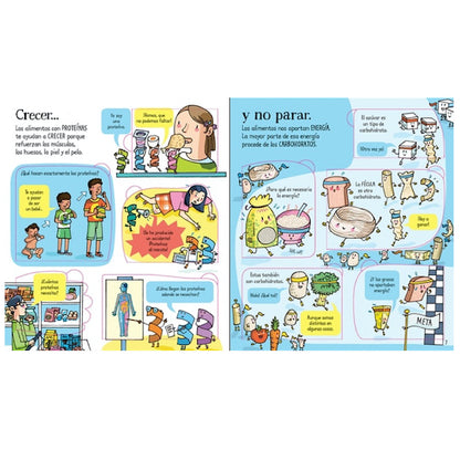¡Mira debajo! ¿Qué pasa cuando comes? - Usborne