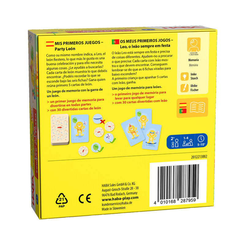 Mis primeros juegos TO GO: Party León - Haba