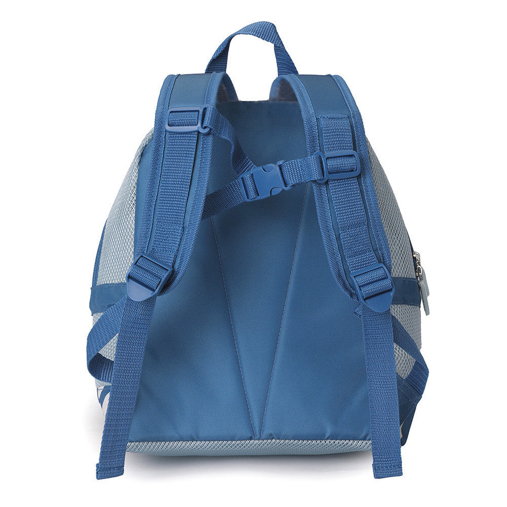Mochila Infantil Antiarena Stripes Azul - Monnëka