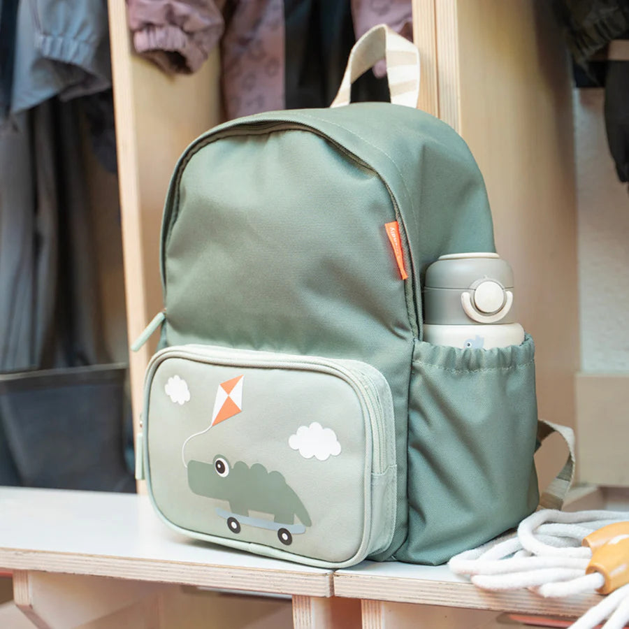 Mochila Infantil Playground Verde 7,5L - Done By Deer