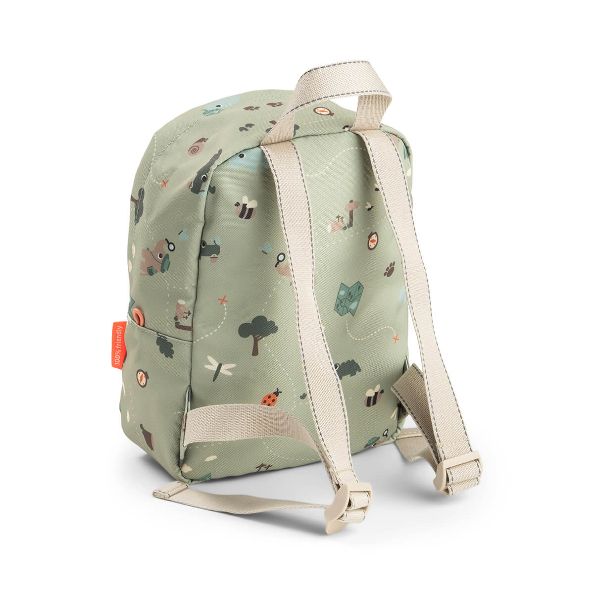 Mochila Infantil Tiny Trails Verde 4L - Done By Deer
