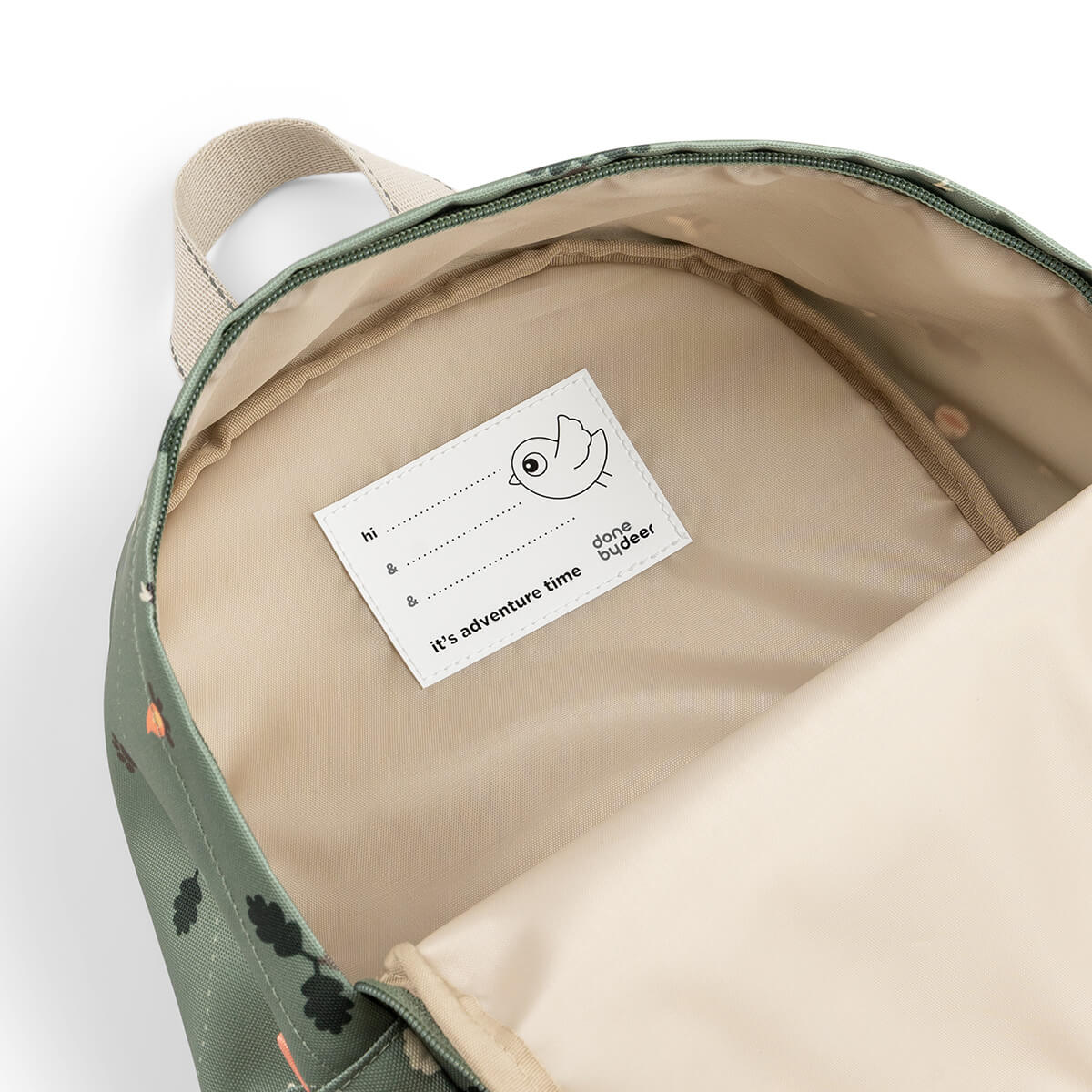 Mochila Infantil Tiny Trails Verde 7,5L - Done By Deer