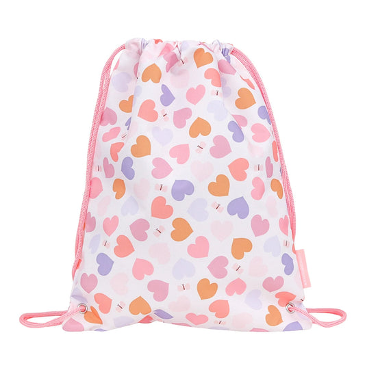 Mochila Saco Corazones - A Little Lovely Company