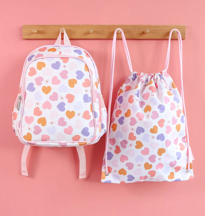 Mochila Saco Corazones - A Little Lovely Company