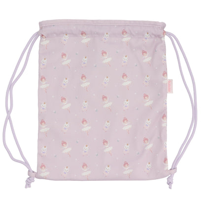 mochila saco con cordones infantil ballet tutete