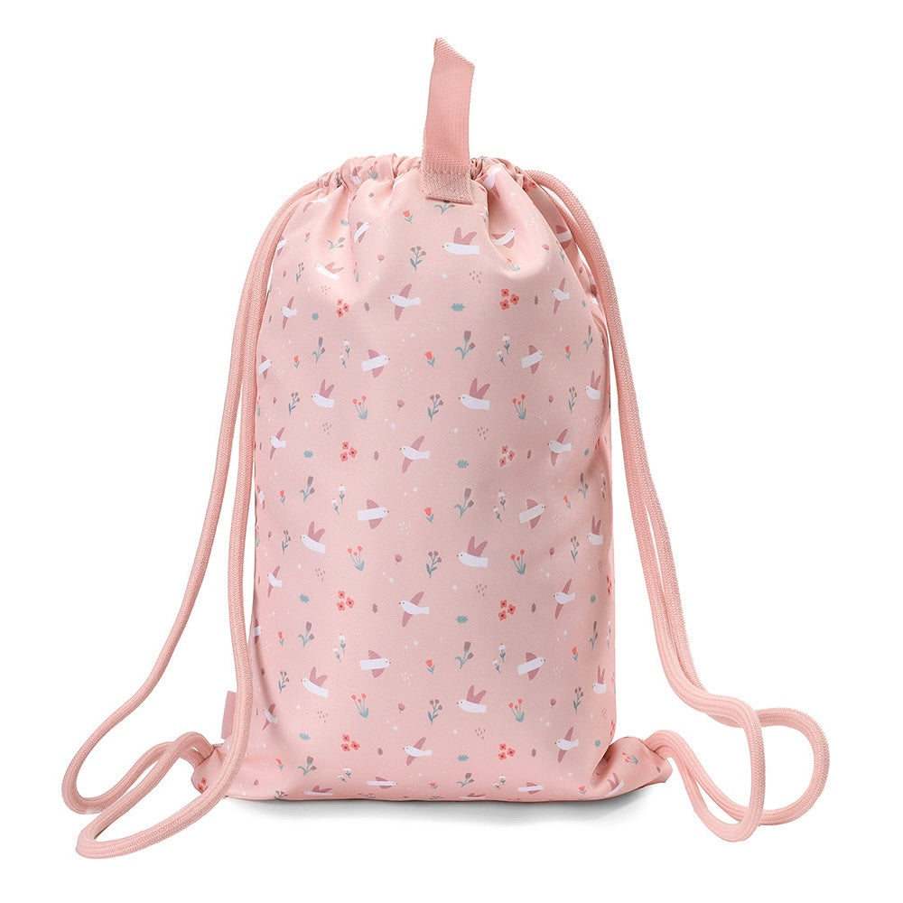 Mochila Saco Impermeable Blossom Birds - Tutete