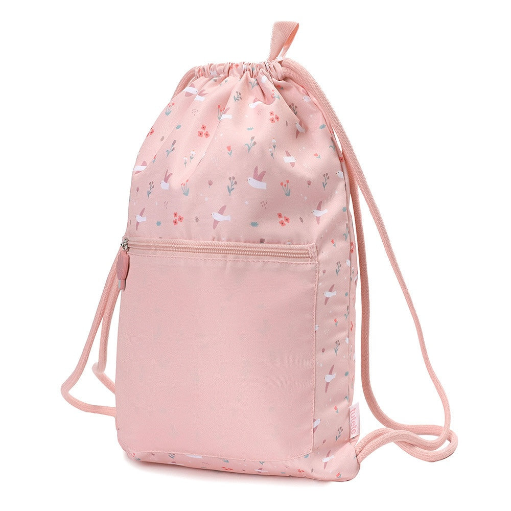 Mochila Saco Impermeable Blossom Birds - Tutete