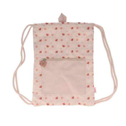 mochila saco con cordones infantil little garden tutete