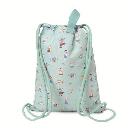 Mochila Saco Impermeable Los Tres Cerditos - Tutete