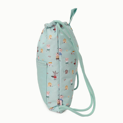 Mochila Saco Impermeable Los Tres Cerditos - Tutete