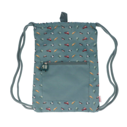 mochila saco con cordones infantil vintage cars tutete