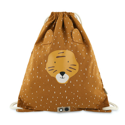mochila saco con cordones tigre trixie