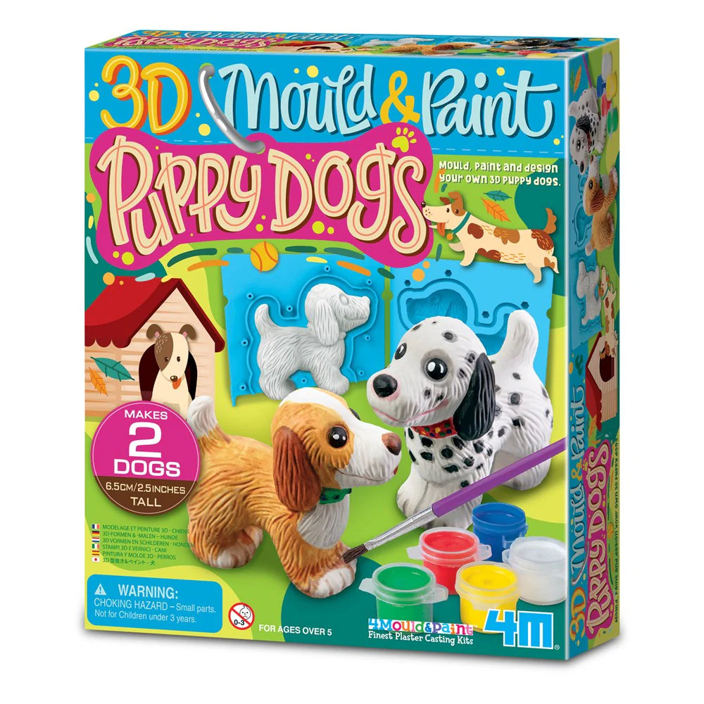 Moldea y Decora Perritos en 3D - 4M