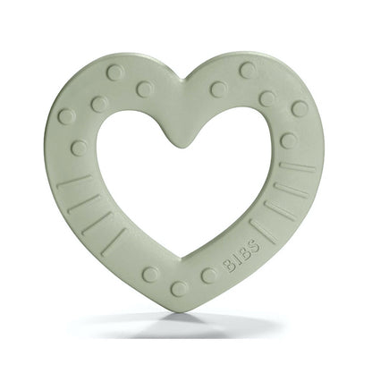 Mordedor Baby Bitie Corazón Sage - Bibs