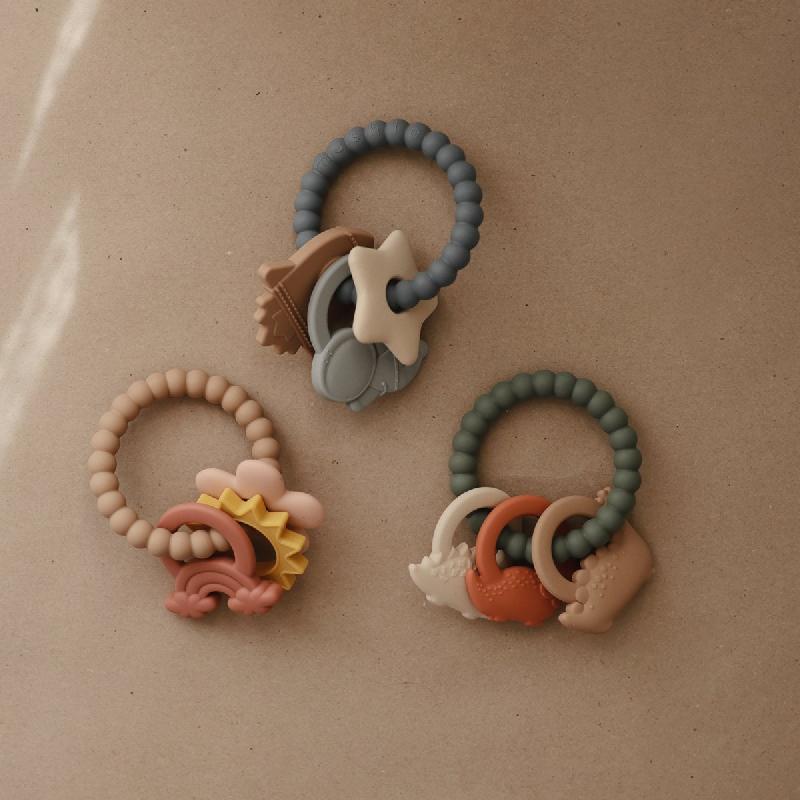 Mordedor Silicona Ring Nature - Mushie