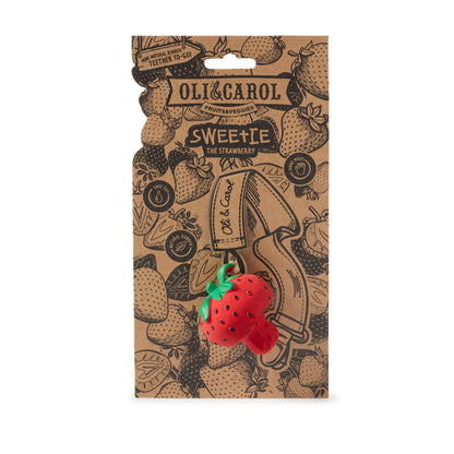 Mini Mordedor Fresa Sweetie The Strawberry - Oli and Carol