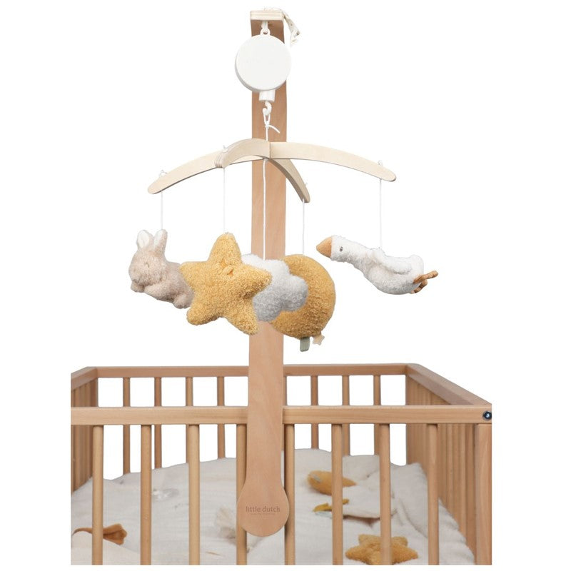 Móvil Musical de Madera New Born - Little Dutch