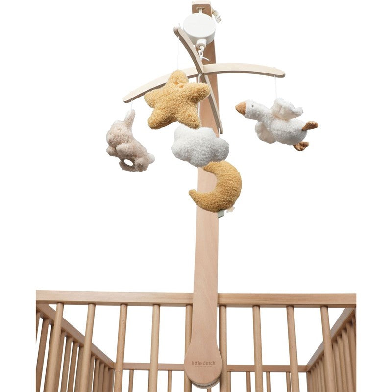 Móvil Musical de Madera New Born - Little Dutch