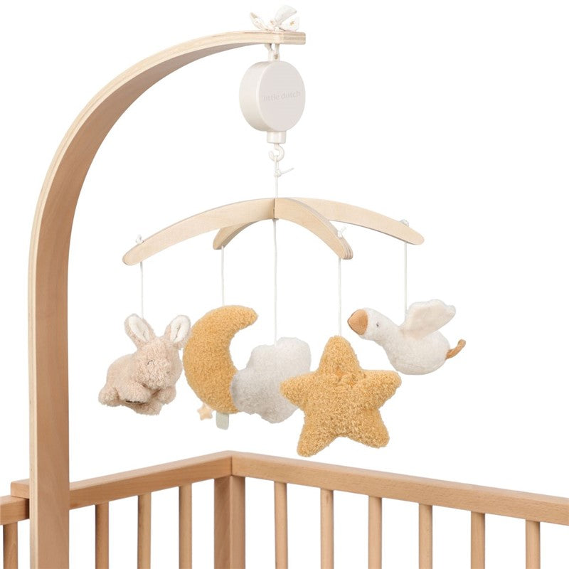 Móvil Musical de Madera New Born - Little Dutch