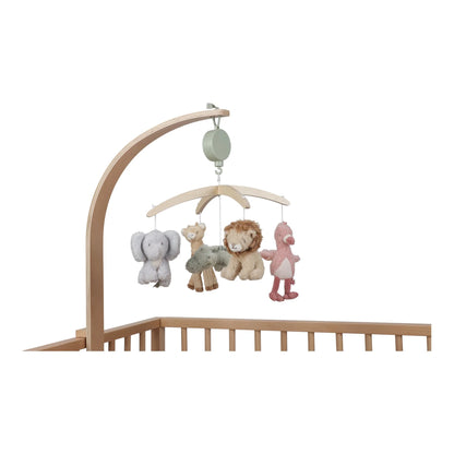 Móvil Musical de Madera Safari Friends - Little Dutch