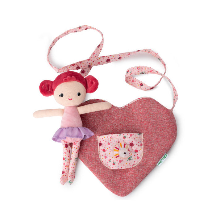 Muñeca Aline con Bolso Corazón - Lilliputiens
