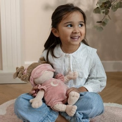 Muñeca Bebé Rosa Grande - Little Dutch