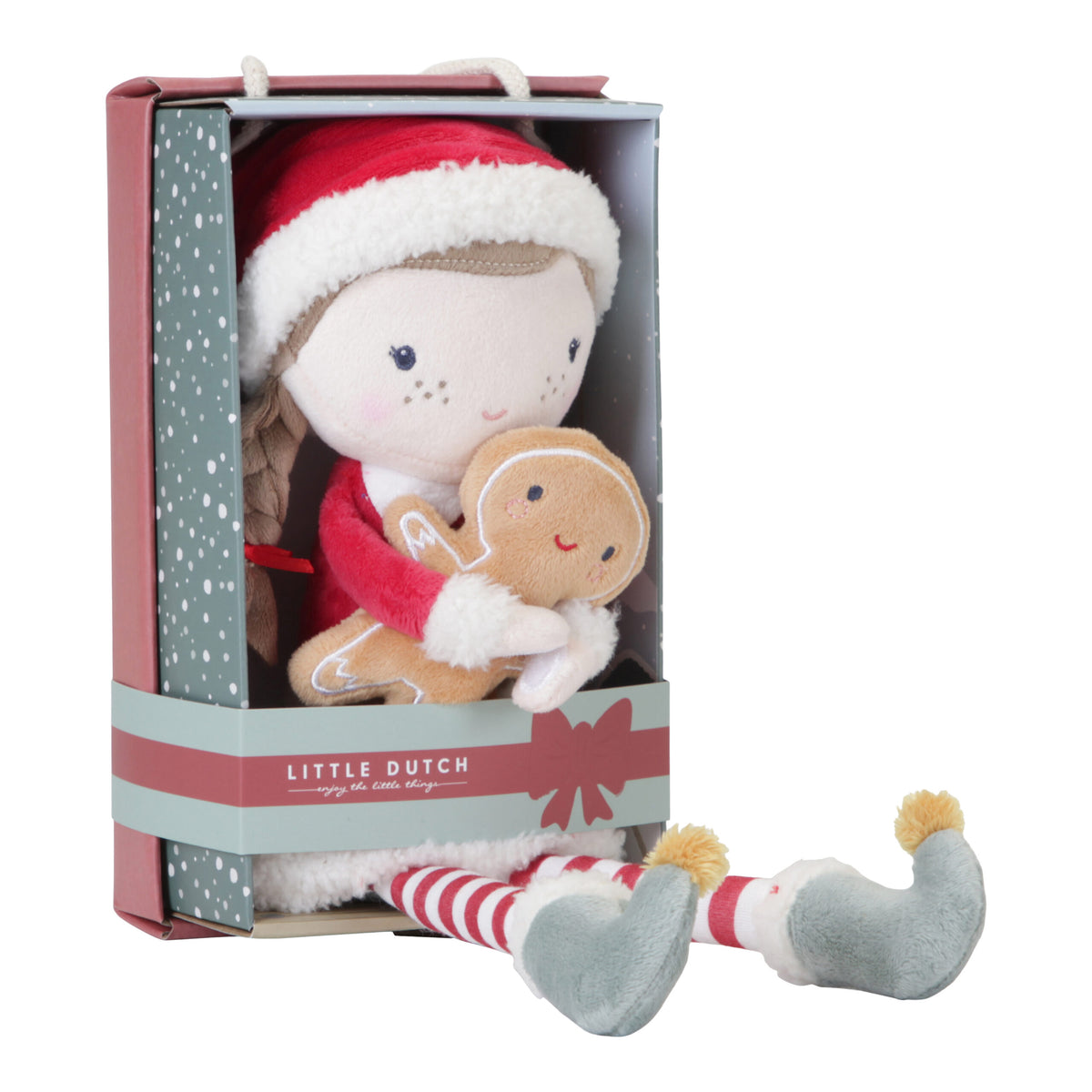 Muñeca Blandita Rosa Navidad - Little Dutch