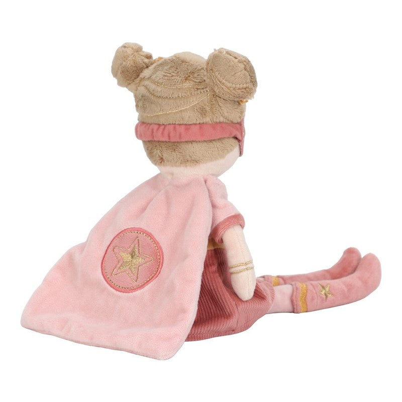 Muñeca Blandita Rosa Superheroína - Little Dutch