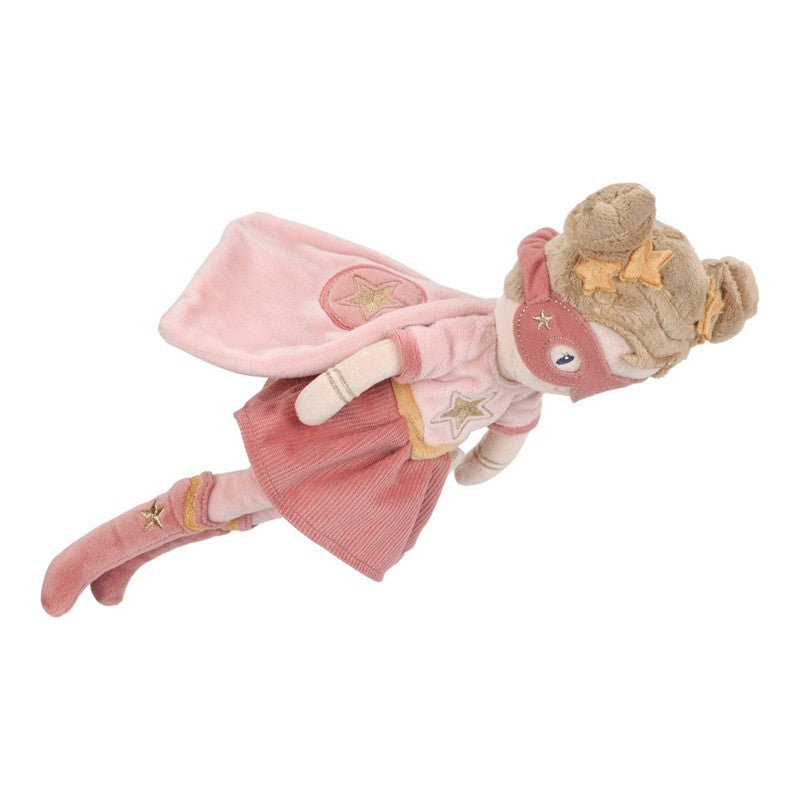 Muñeca Blandita Rosa Superheroína - Little Dutch
