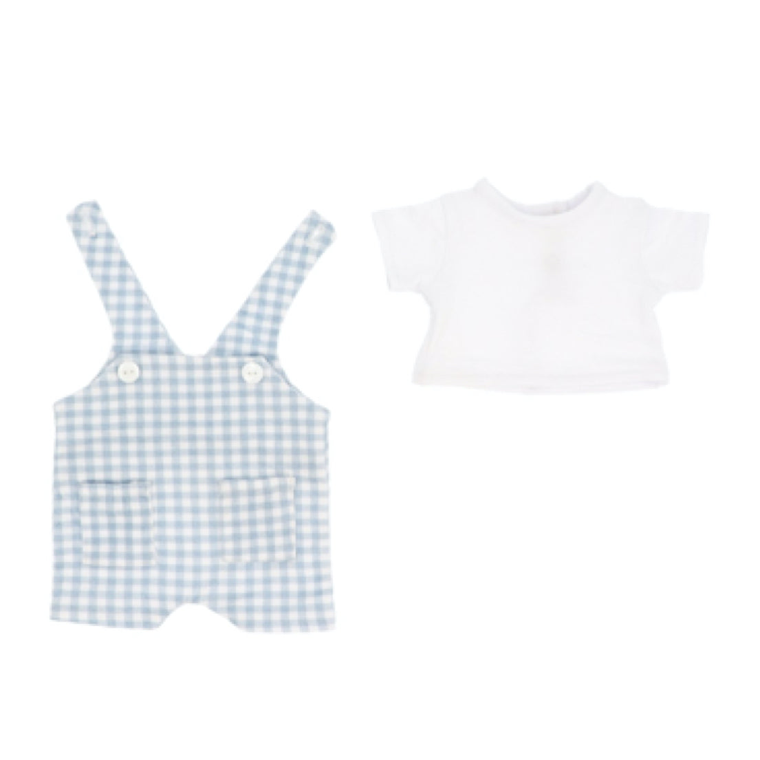 Muñeco Mateo Vichy Azul - Monnëka