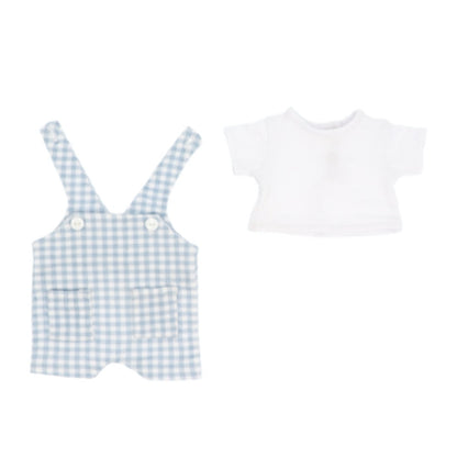 Muñeco Mateo Vichy Azul - Monnëka
