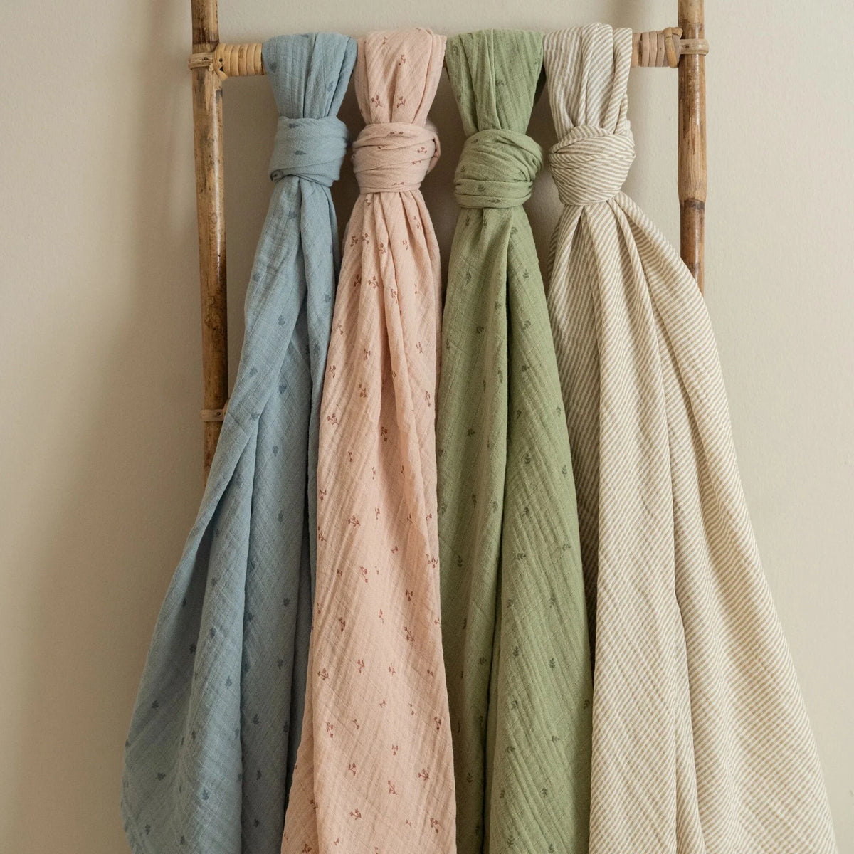 Muselina / Mantita Azul Denim - Little Dutch