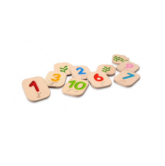 Números en Braille del 1 al 10 - Plantoys