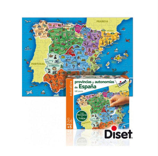 Puzzle Provincias de España - Diset
