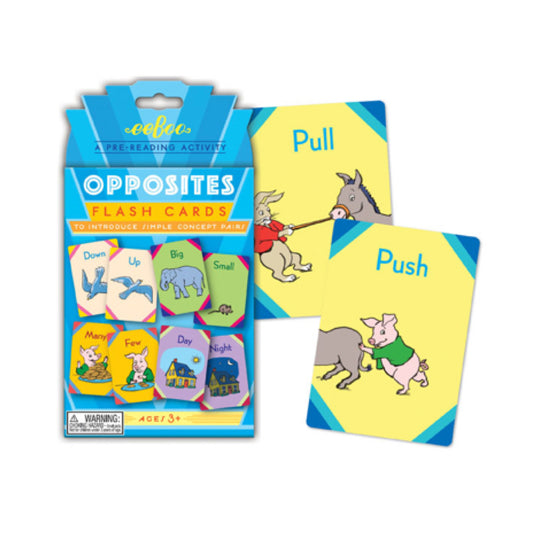 Flash Cards Contrarios - Eeboo