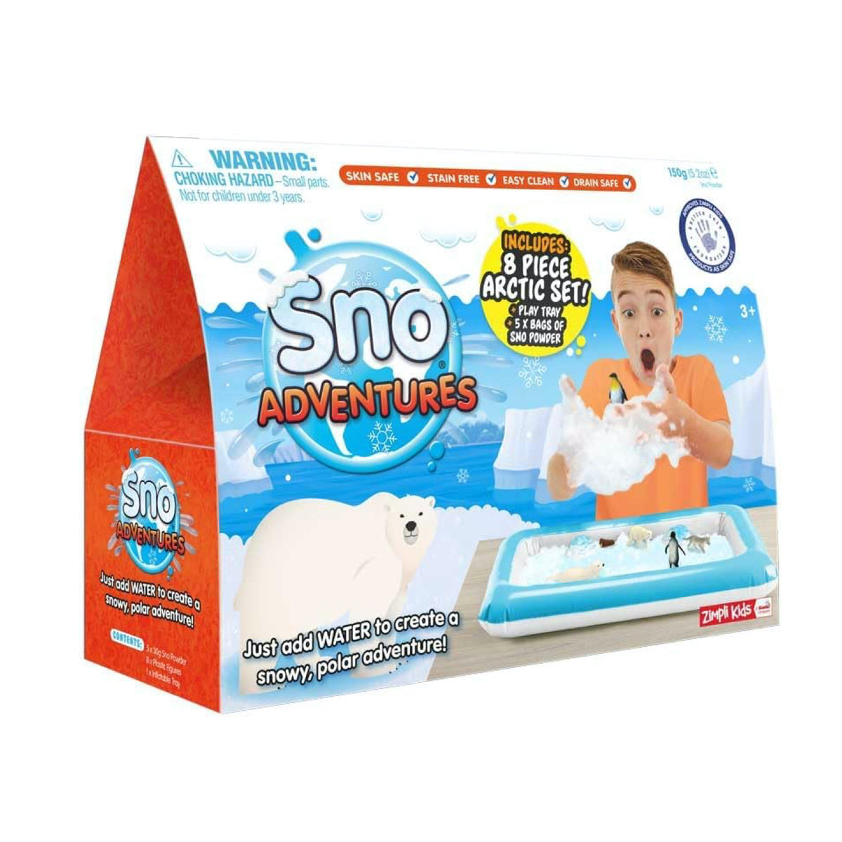 Pack Bandeja Sensorial Nieve - Zimpli