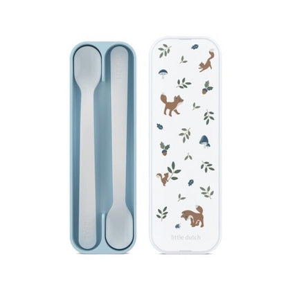 Pack de Cucharas Mango Largo Forest Garden - Little Dutch