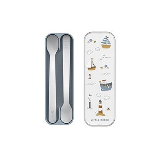 Pack Cucharas Mango Largo Sailors Bay de Little Dutch