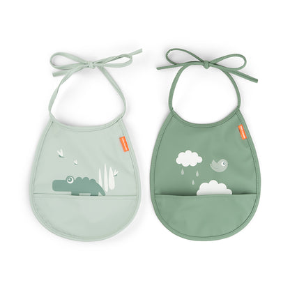Baberos Mini con Bolsillo Croco - Done by Deer