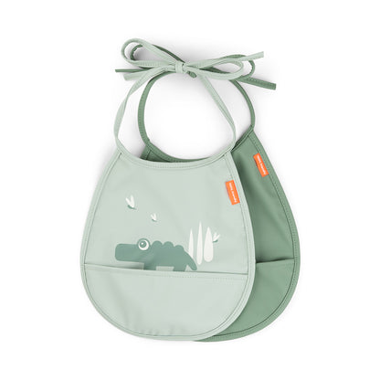Baberos Mini con Bolsillo Croco - Done by Deer