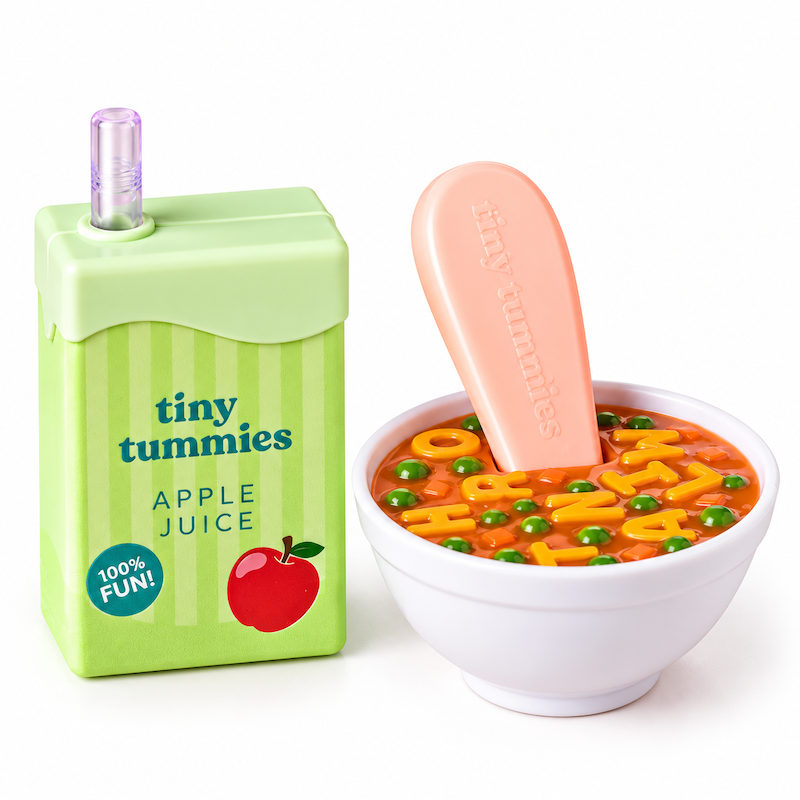 Pack Zumo y Sopa de Letras para Muñecas - Tiny Harlow