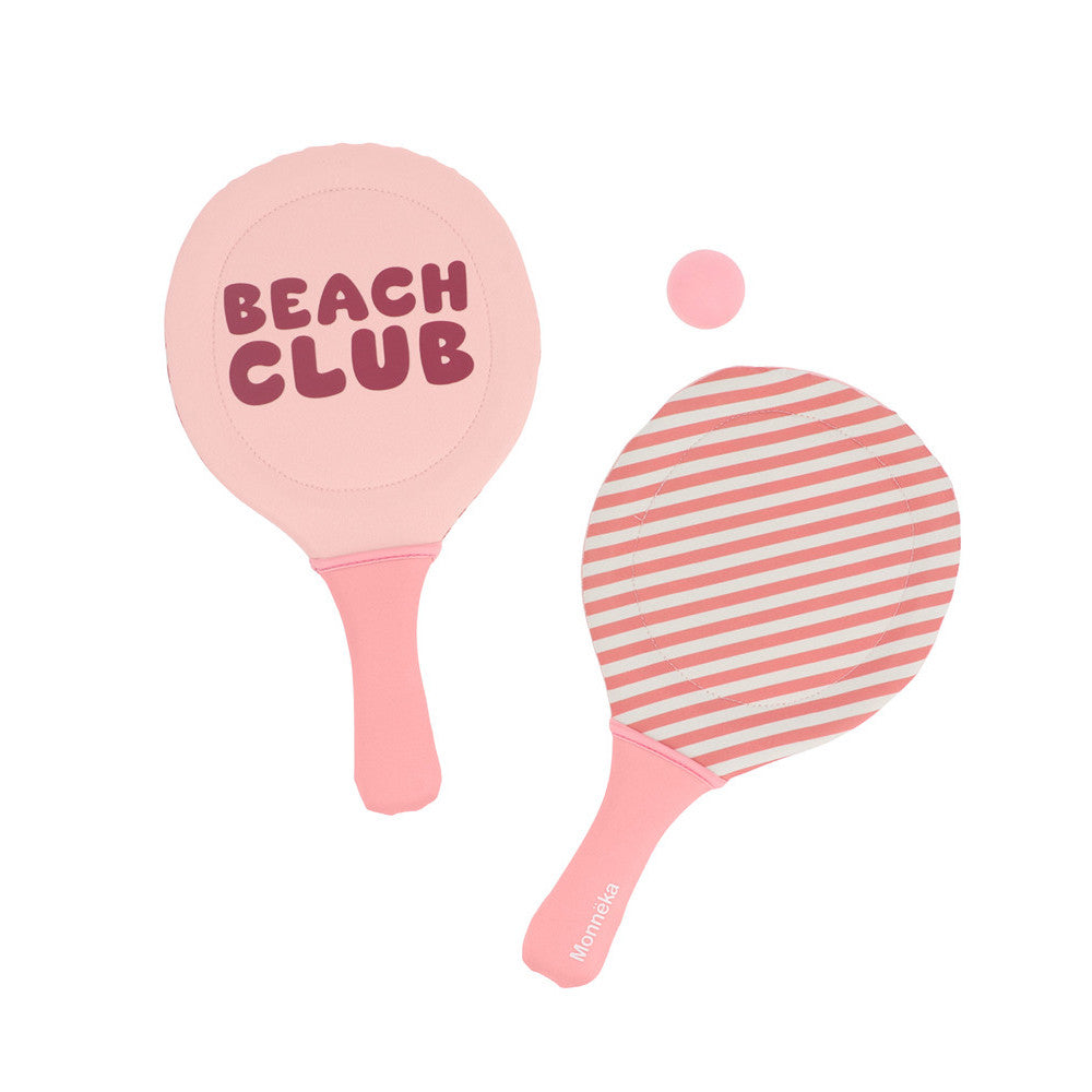 Palas de Playa Neopreno Stripes Rosa - Monnëka