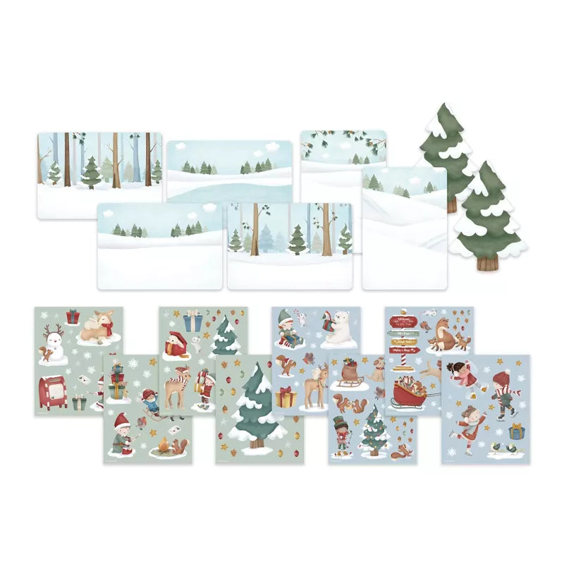 Pegatinas Crea tu Cuento de Navidad - Little Dutch
