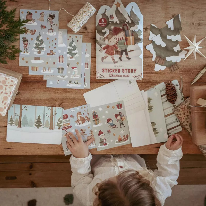Pegatinas Crea tu Cuento de Navidad - Little Dutch